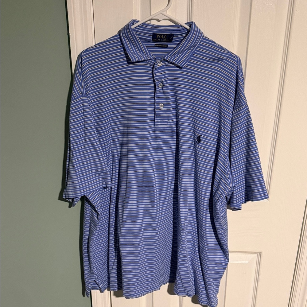 Polo by Ralph Lauren Classic Blue Striped Polo